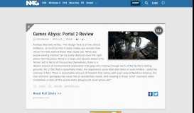 
							         Games Abyss: Portal 2 Review | N4G								  
							    