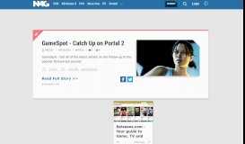 
							         GameSpot - Catch Up on Portal 2 | N4G								  
							    