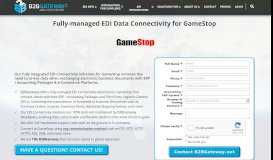 
							         GameStop Fully-managed EDI | B2BGateway								  
							    