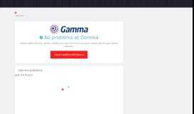 
							         Gamma down? Current problems and outages | Downdetector								  
							    