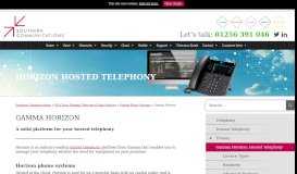 
							         Gamma Horizon Portal For Hosted Telephony Phone Systems								  
							    