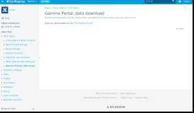 
							         Gamma Portal: data download - DESY Confluence								  
							    