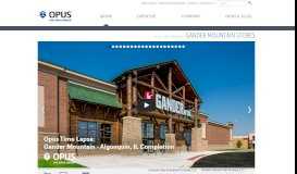 
							         Gander Mountain Retail Construction - The Opus Group								  
							    