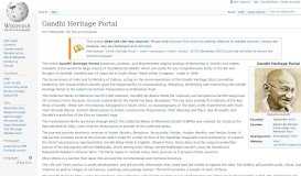 
							         Gandhi Heritage Portal - Wikipedia								  
							    