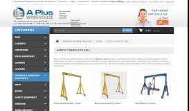 
							         Gantry Crane | Hoists | Portable Gantry Cranes - A Plus Warehouse								  
							    