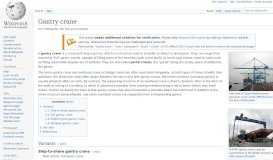 
							         Gantry crane - Wikipedia								  
							    