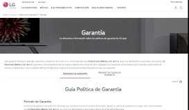 
							         Garantía - LG								  
							    