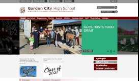 
							         Garden City High School / Homepage - Garden City Public Schools								  
							    