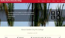 
							         Garden City Pre University College - Bangalore								  
							    