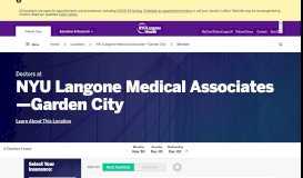
							         Garden City Primary Care Doctors | NYU Langone Health								  
							    