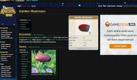 
							         Garden Mushroom - Official Portal Knights Wiki								  
							    