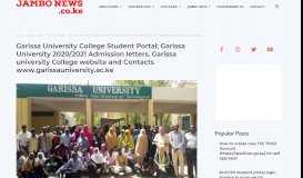 
							         Garissa University College Student Portal; Garissa University 2018 ...								  
							    