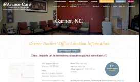 
							         Garner Doctors | Primary Care Physicians | Urgent Care Services								  
							    