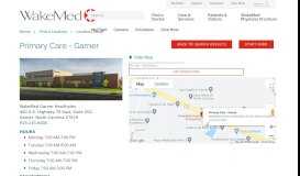 
							         Garner Primary Care & Family Medicine | Garner, North Carolina (NC ...								  
							    