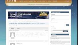 
							         garnet peaks portal locations?? - Portal Knights								  
							    
