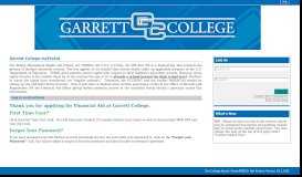 
							         (Garrett College) Student Log In								  
							    