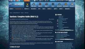 
							         Garrison: Complete Guide (WoD 6.2) - World of Warcraft - Icy Veins								  
							    