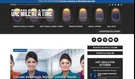 
							         Garuda Indonesia Adjusts London Route... Again | One Mile at a Time								  
							    