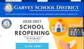 
							         Garvey School District								  
							    