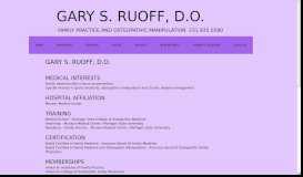 
							         Gary S. Ruoff, D.o., P.c. in Traverse City, Mi								  
							    