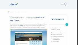 
							         GASAG Intranet // itacs GmbH								  
							    