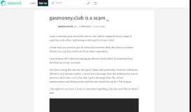 
							         gasmoney.club is a scam — Steemit								  
							    