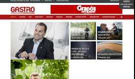 
							         GASTRO Portal - Das GASTRO Online Magazin für die Gastronomie ...								  
							    