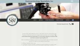 
							         Gastroenterology Specialists, Inc.								  
							    