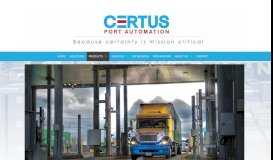 
							         Gate OCR portal | CERTUS Port Automation								  
							    