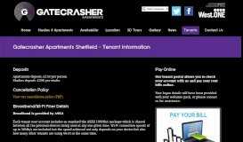 
							         Gatecrasher Apartments Sheffield: Tenant Info								  
							    