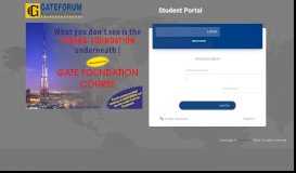 
							         GATEFORUM Online Registration | Student Portal								  
							    