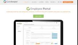 
							         Gatekeeper Employee Portal								  
							    