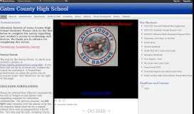 
							         Gates County High School / Overview - Gates County Schools								  
							    