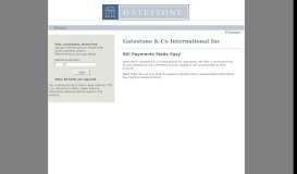 
							         Gatestone & Co International Inc- Online Payments								  
							    