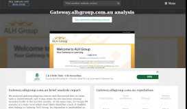 
							         Gateway ALH Group. ALH Learning: Log in to the site								  
							    