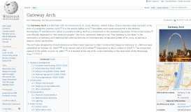 
							         Gateway Arch - Wikipedia								  
							    
