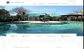 
							         Gateway at Ellington Apartments, Webster, TX - Official Website								  
							    