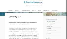 
							         GATEWAY EDI Clearinghouse Review and User Ratings								  
							    