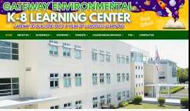 
							         Gateway Environmental K-8								  
							    