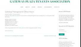 
							         Gateway Management Office Hours – Gateway Plaza Tenants ...								  
							    