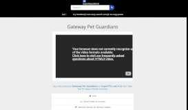 
							         Gateway Pet Guardians | SuperNewsWorld.com								  
							    