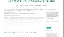 
							         Gateway Plaza Tenants Association								  
							    