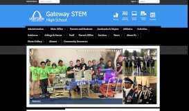
							         Gateway STEM High School / Homepage - Saint Louis Public Schools								  
							    