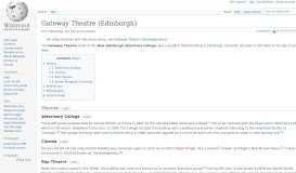 
							         Gateway Theatre (Edinburgh) - Wikipedia								  
							    