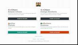 
							         Gateway to All Government Services - eCitizen								  
							    