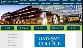 
							         Gateway to College | Saint Paul, MN								  
							    