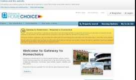 
							         Gateway to Homechoice								  
							    