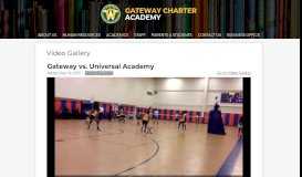 
							         Gateway vs. Universal Academy | Gateway Charter Academy								  
							    