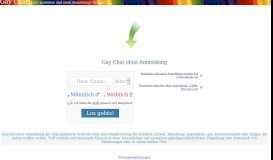 
							         Gay Chat | kostenlos Gaychat ohne Anmeldung oder Registrierung								  
							    