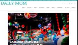 
							         Gaylord Palms ICE! Featuring Christmas Around The World » Daily Mom								  
							    